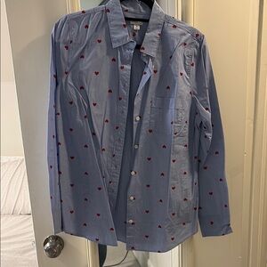 J. Crew Blue Long Sleeve Button Down Shirt